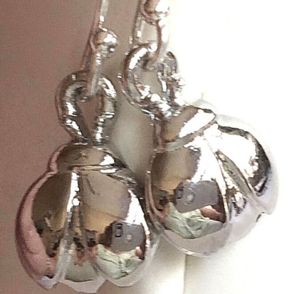 Ladybug Earrings Silver Plated Hypoallergenic Dainty Dangle Pierced Insect Bug - Picture 5 of 11